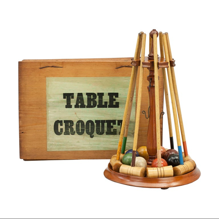 The traditional game of Table Croquet.