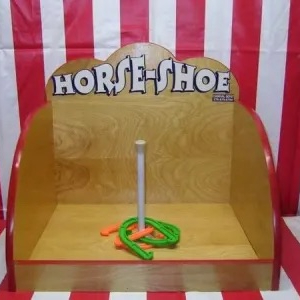 Our Horseshoe Toss game ready for an Outdoor or Indoor Wedding.