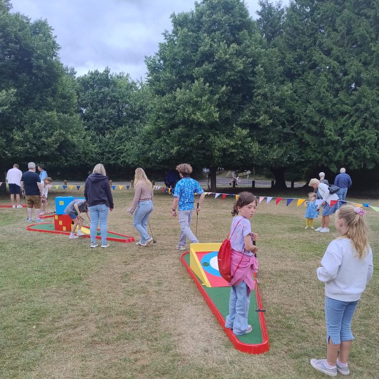 Crazy Golf Event with other games