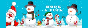 Christmas Hook a Duck Side Stall Banner