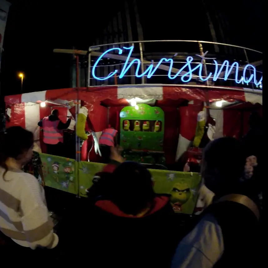 Christmas Sign above our Festive Side Stalls