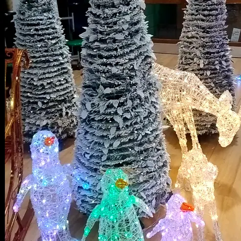 Our Christmas Trees and Light up Animals