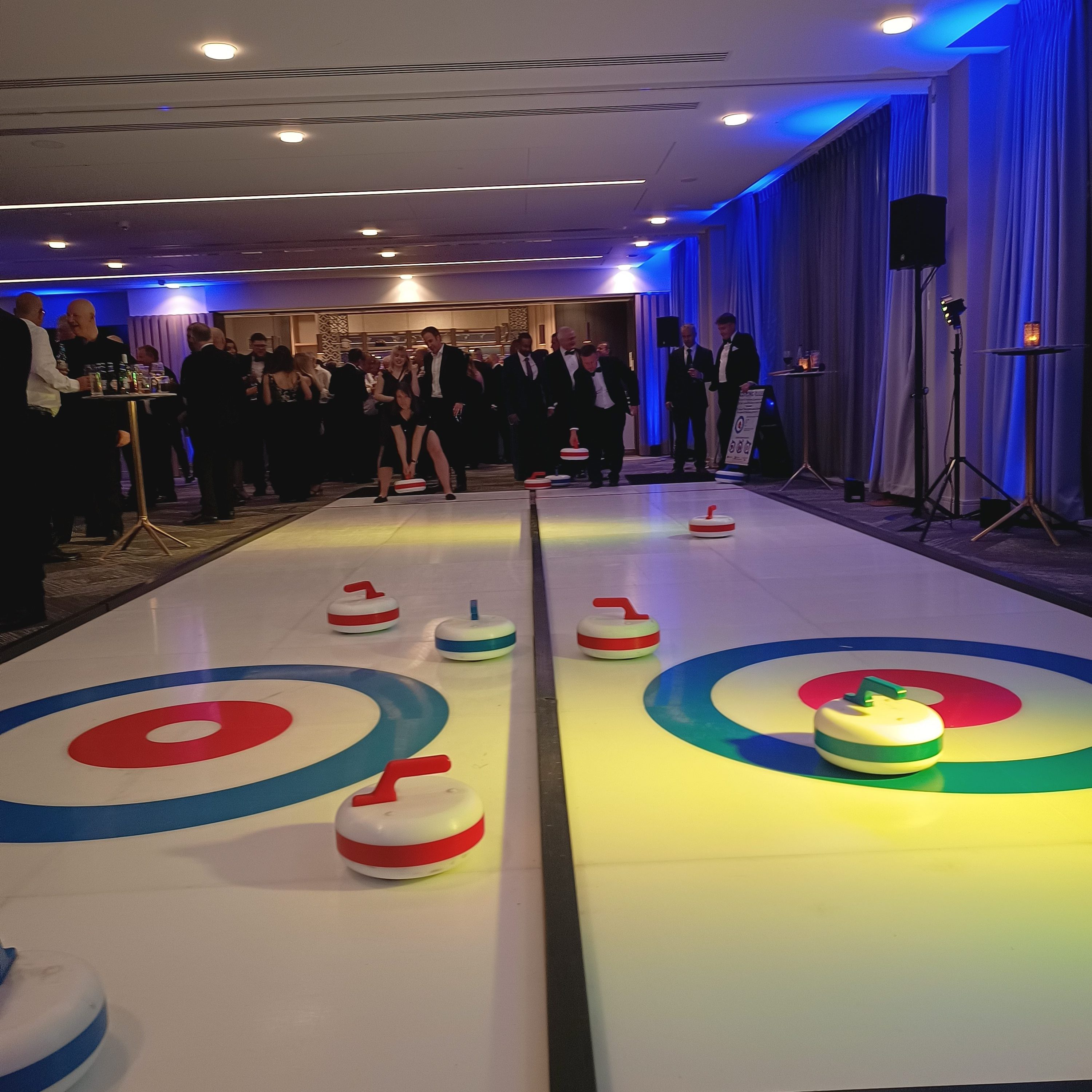 Curling at a Corporate Event