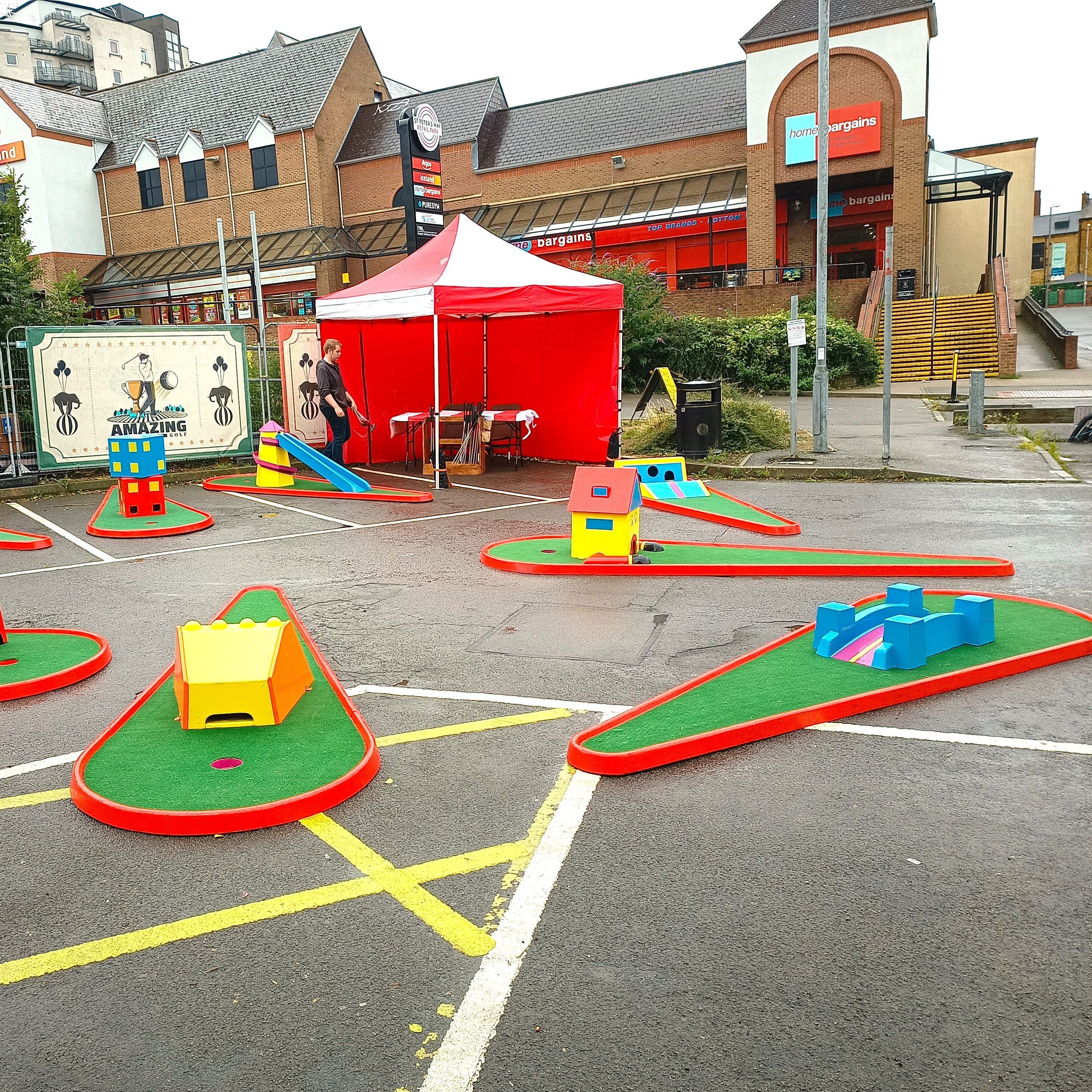 Crazy Golf at Town Council Event