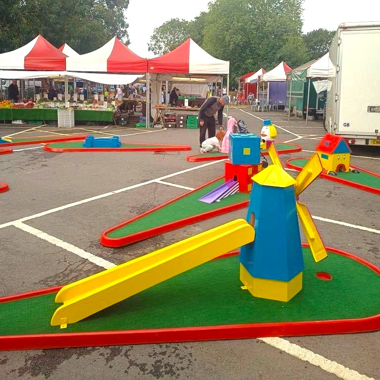 Crazy Golf at Town Council Event