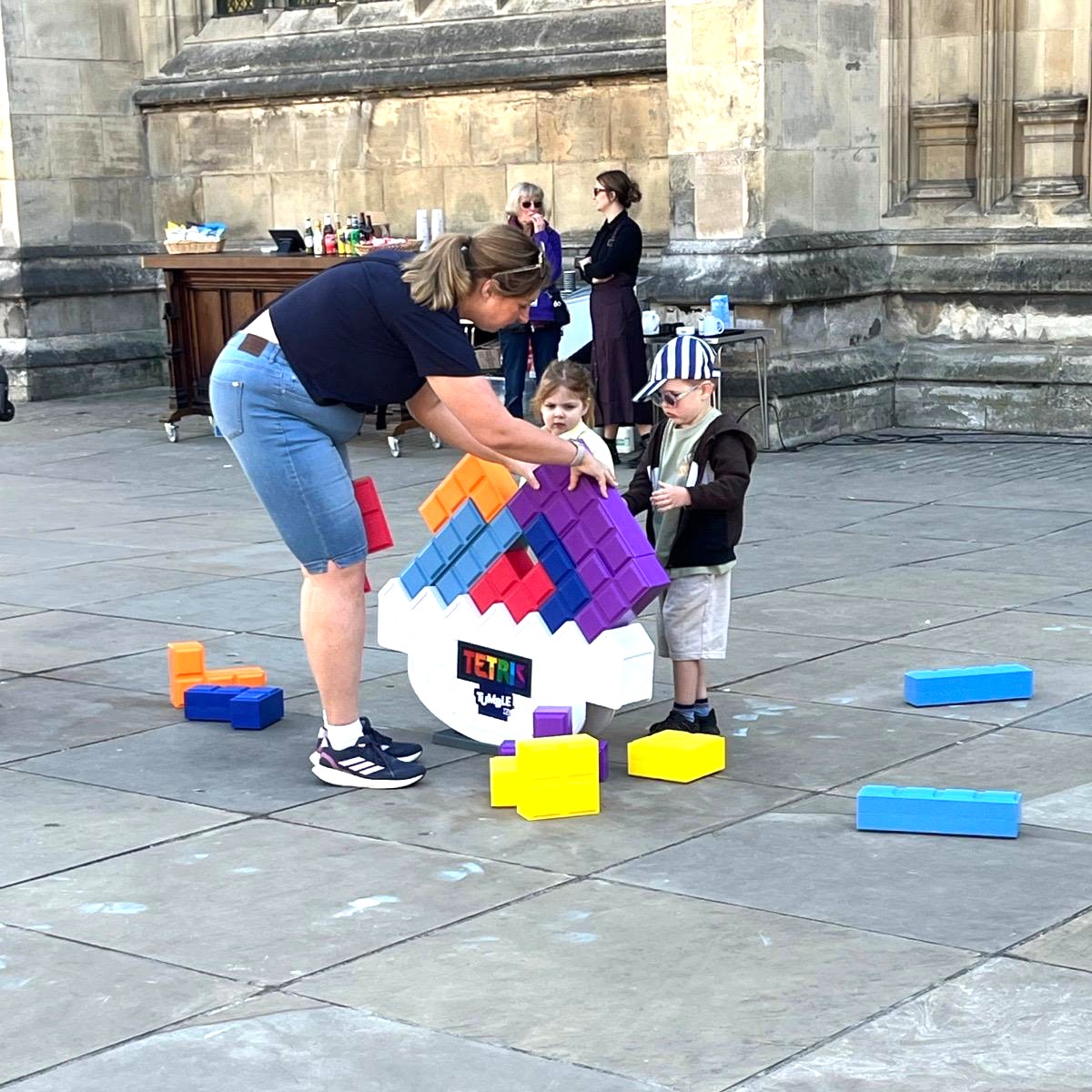 Giant Tetris Tumble Tower