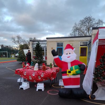 Interactive Christmas Toy Table