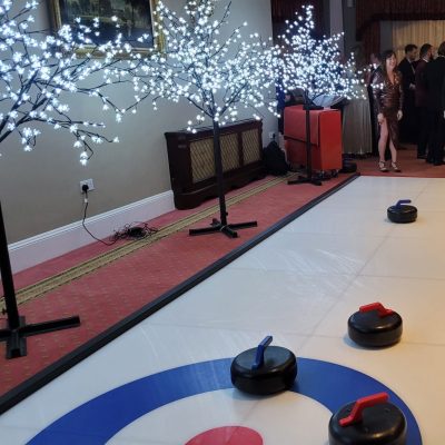 Christmas Curling Indoors